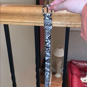NEVER WORN snakeskin belt!